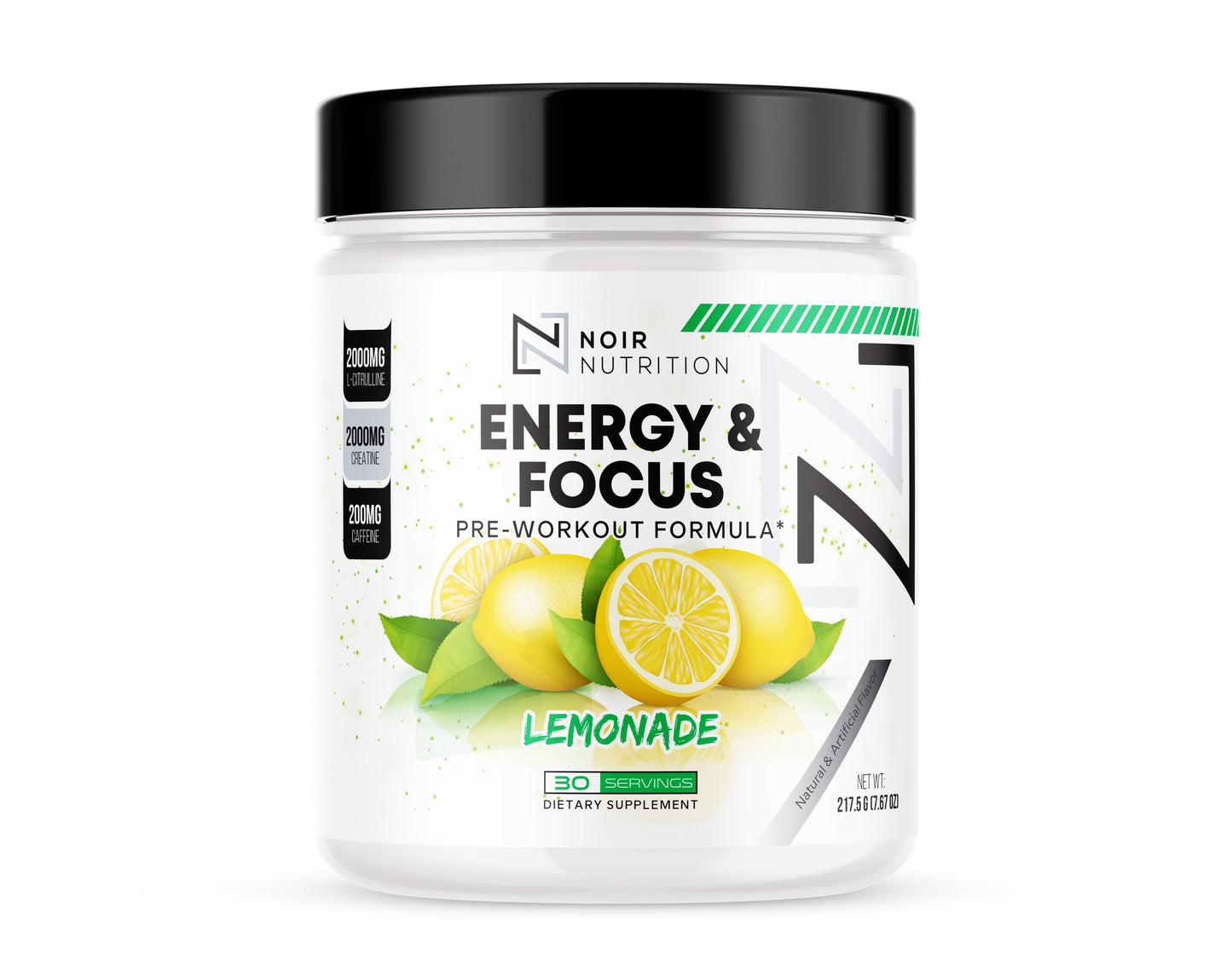 Noir Lemonade Pre-Workout Energy & Focus